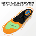 Plantillas ortopédicas para botas de trabajo con soporte de arco naranja