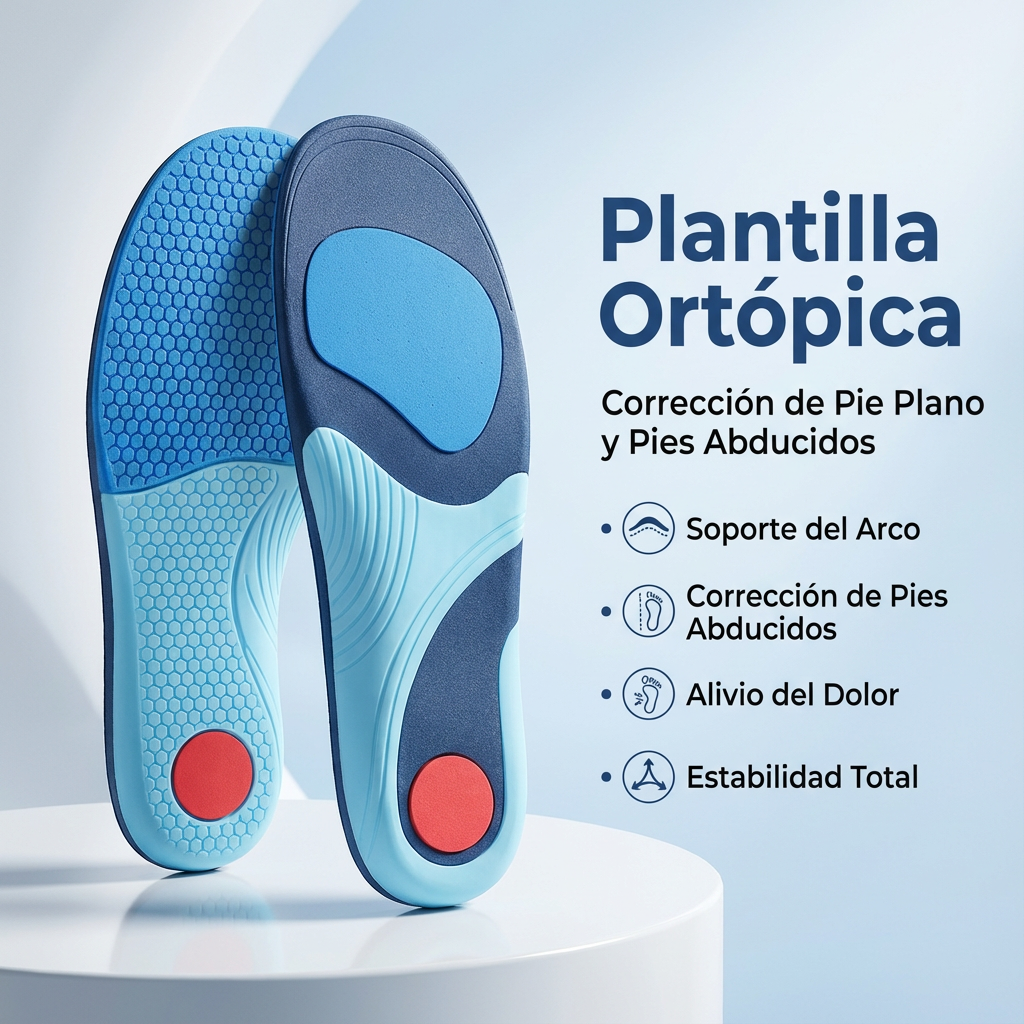 Plantillas ortopedicas rigidas para pie plano severo