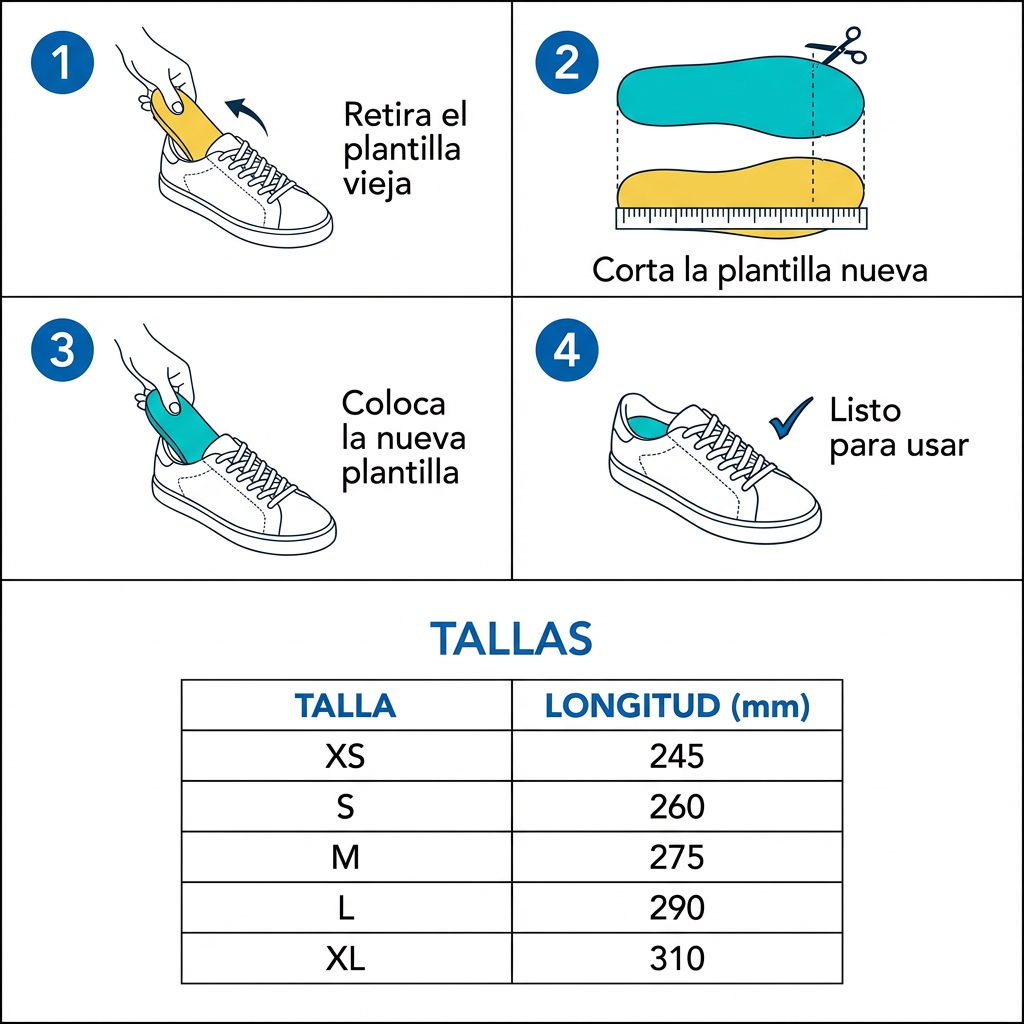 Plantillas deportivas suaves con tecnología de espuma y poron