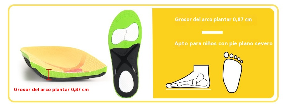Plantillas Ortopédicas Infantiles (Pie Plano)