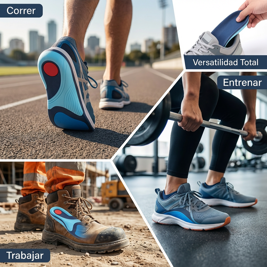 Plantillas ortopedicas rigidas para pie plano severo