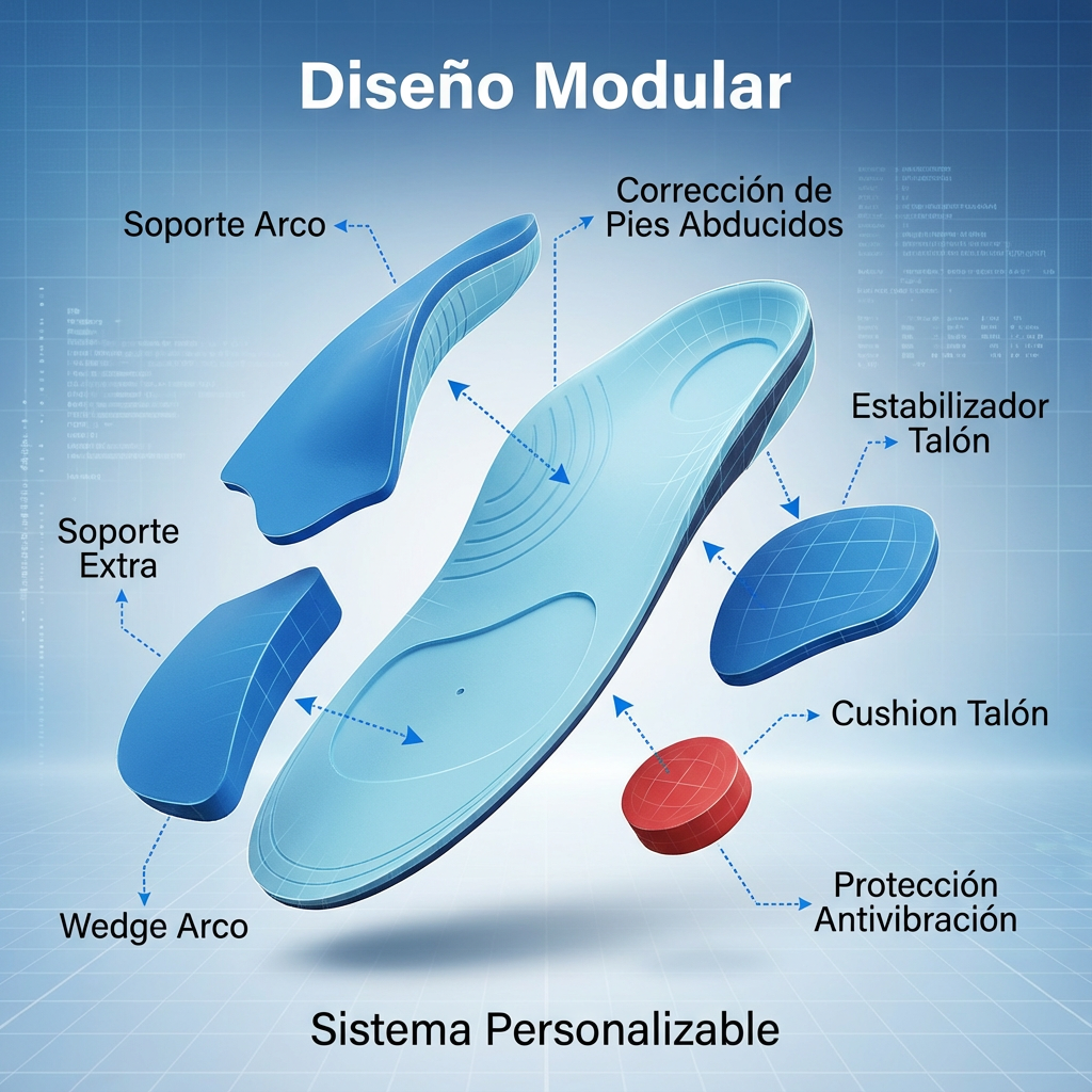 Plantillas ortopedicas rigidas para pie plano severo